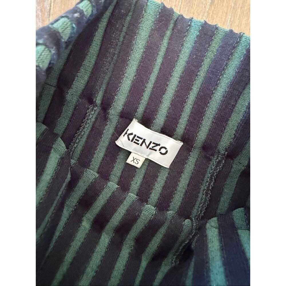 Kenzo Pleated Tank Top‎ and Skirt SET in Green Size XS - Picture 6 of 12